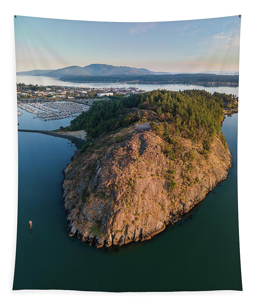 Cap Sante Tapestry featuring the photograph Cap Sante Vertical by Michael Rauwolf