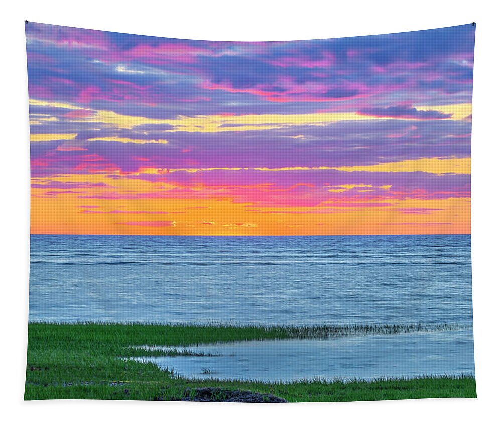 Rock Harbor Beach Tapestry featuring the photograph Cape Cod Rock Harbor Beach by Juergen Roth