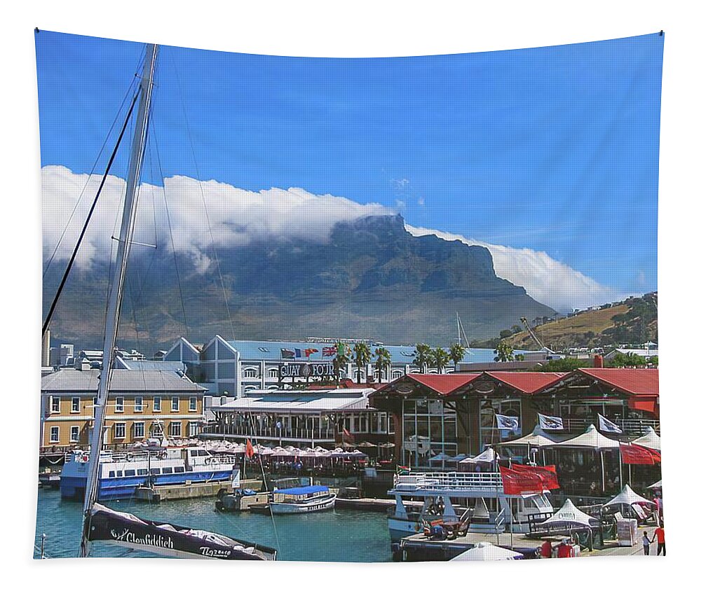 Cape Town Tapestry featuring the photograph Cape Town Harbor by Rebecca Herranen