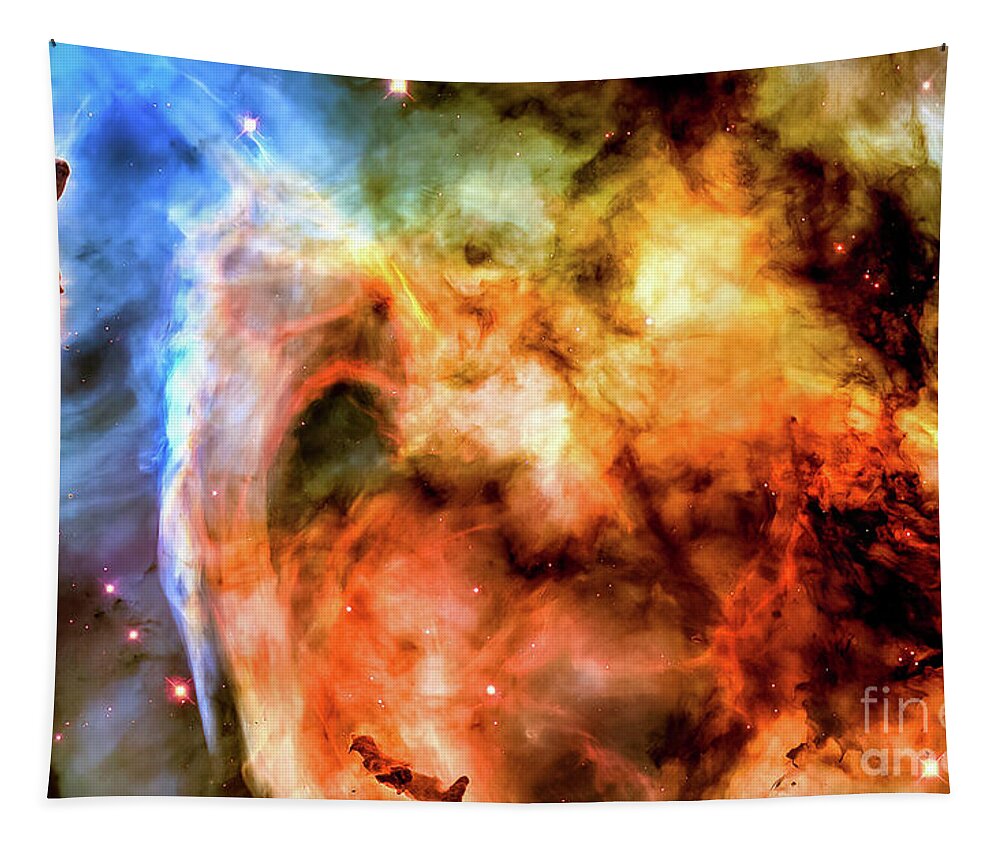 Astronomy Tapestry featuring the photograph Carina Nebula and Keyhole Nebula by M G Whittingham