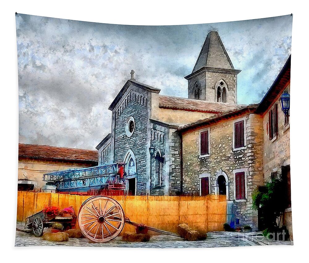 Castello Tapestry featuring the photograph Castello Before the Storm by Sea Change Vibes