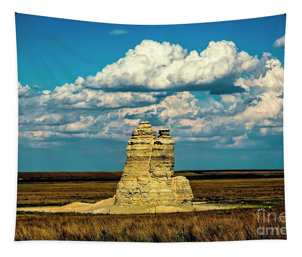 Jon Burch Tapestry featuring the photograph Castle Rock by Jon Burch Photography