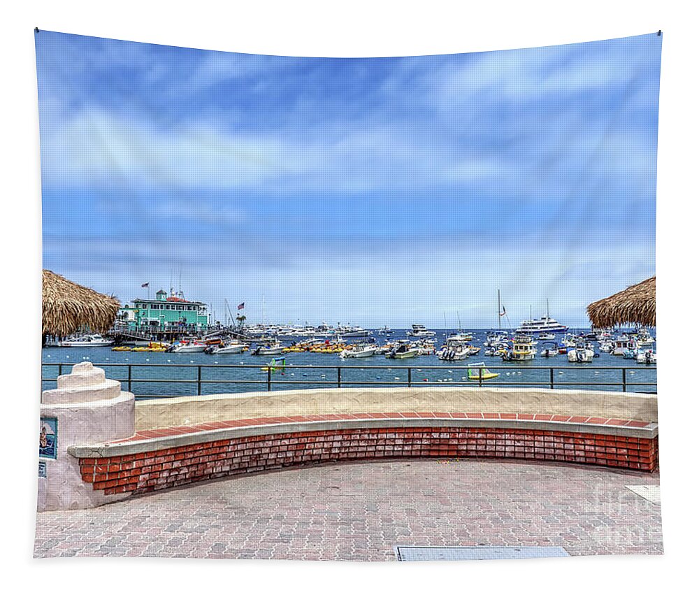 Catalina Tapestry featuring the photograph Catalina Island View by Eddie Yerkish