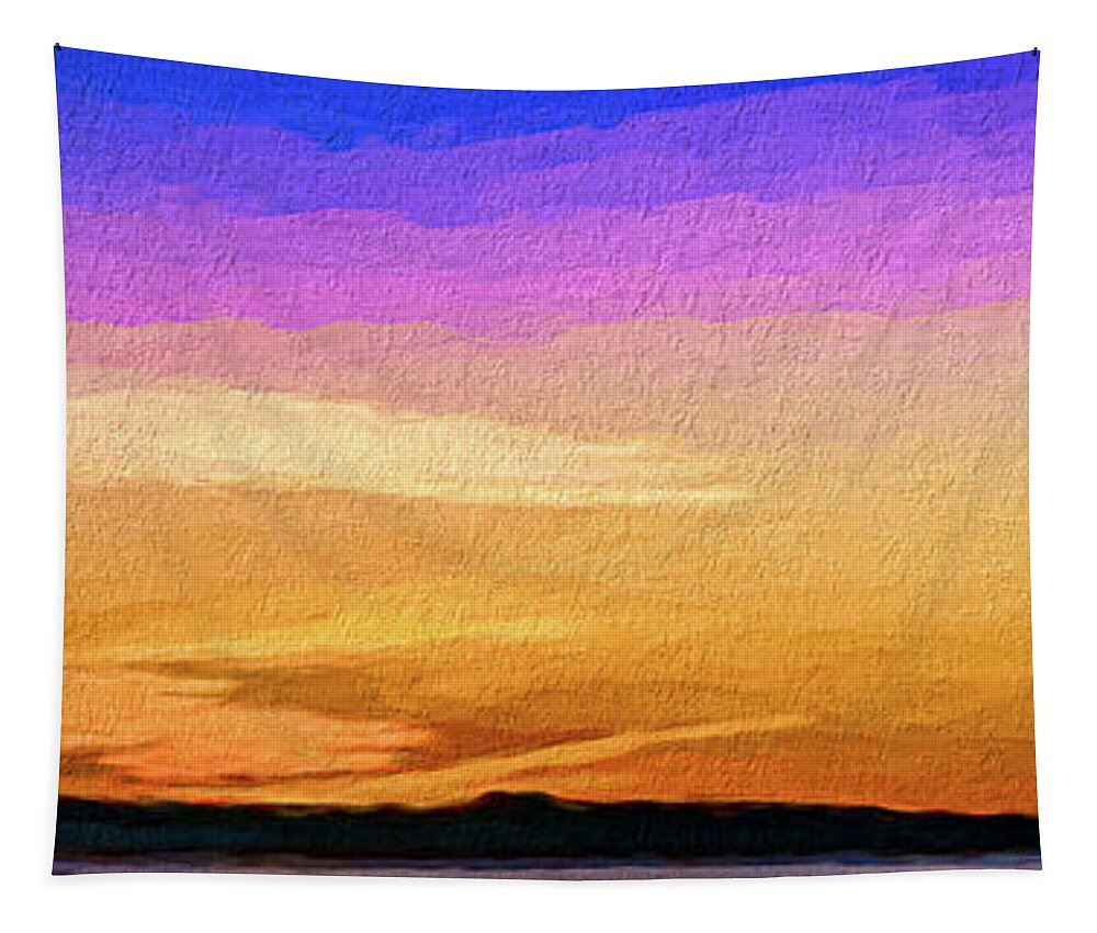 California Tapestry featuring the photograph Catalina Sunset 25 by Stefan H Unger