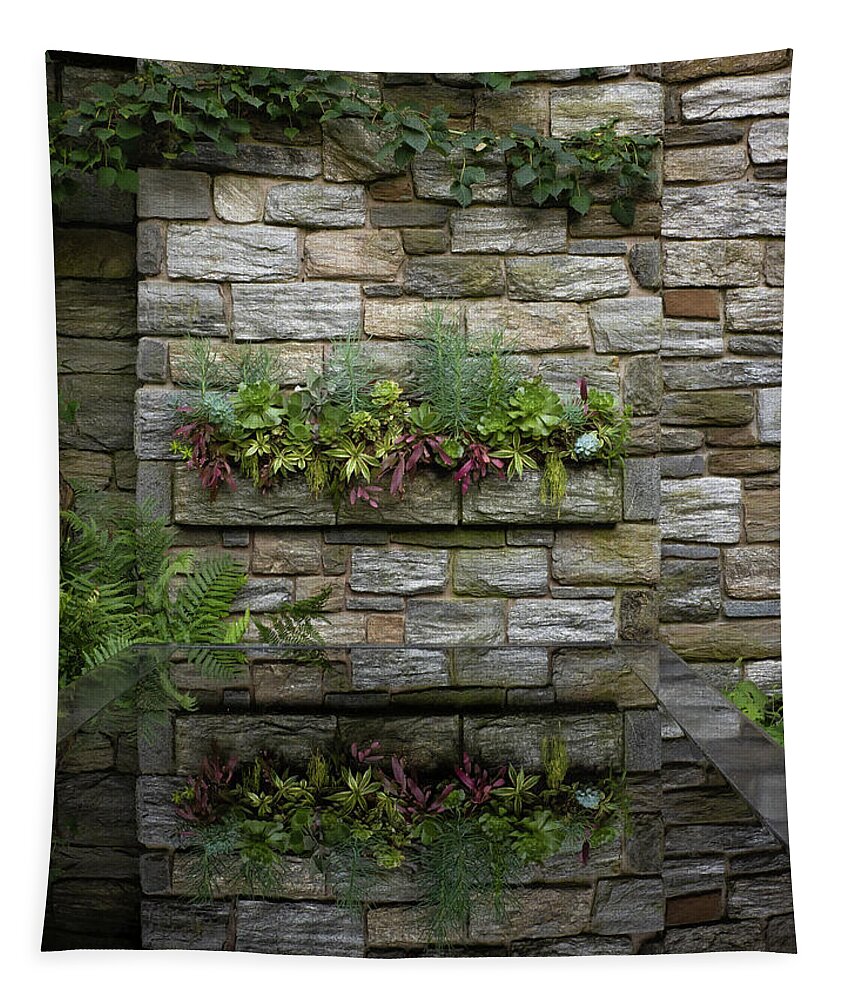 Garden Tapestry featuring the photograph Chanticleer Reflections by Kristia Adams