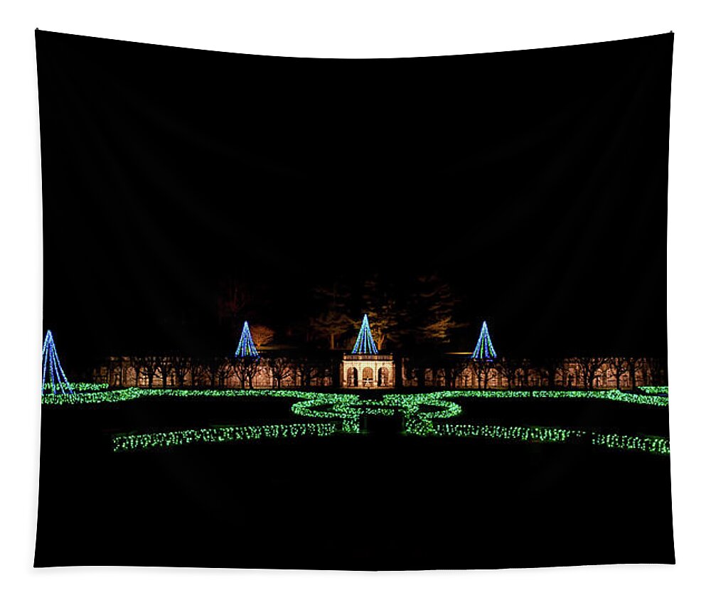 Christmas Tree Tapestry featuring the photograph Christmas Tree Lights by Louis Dallara