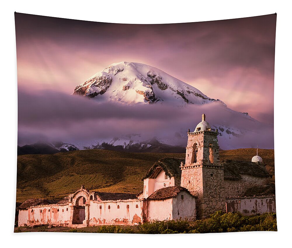Tomarapi Tapestry featuring the photograph Church Tomarapi by Peter Boehringer