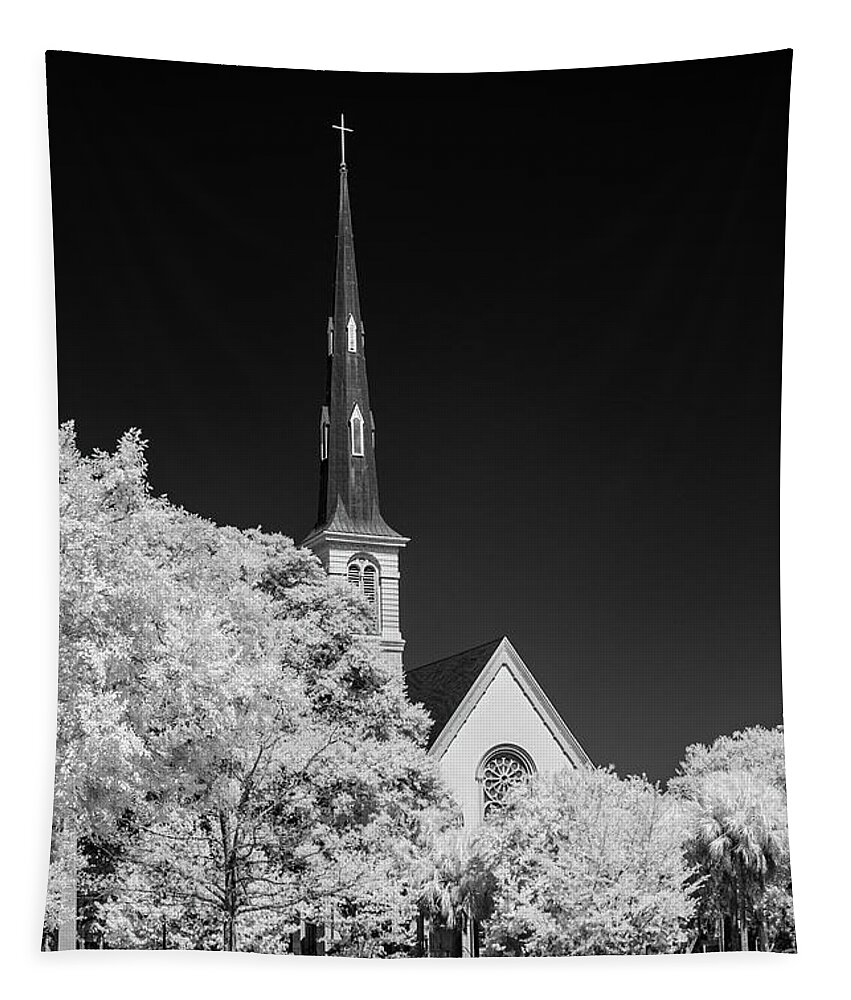 2016 Tapestry featuring the photograph Citadel Square Baptist Church by Charles Hite