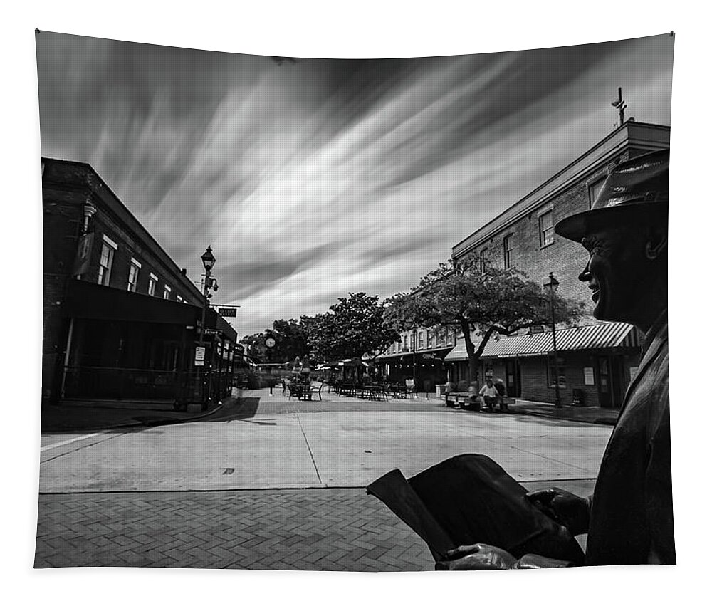 Savannah Tapestry featuring the photograph City Market by Kenny Thomas