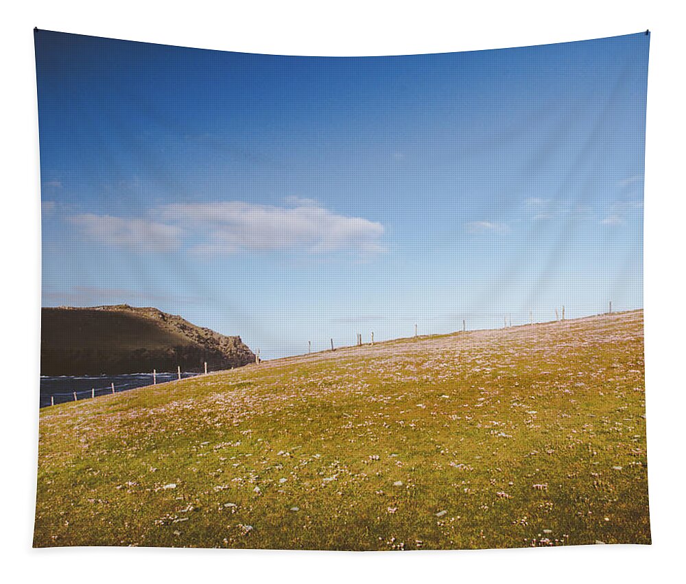 Abundance Tapestry featuring the photograph Clogher Pinkness by Mark Callanan