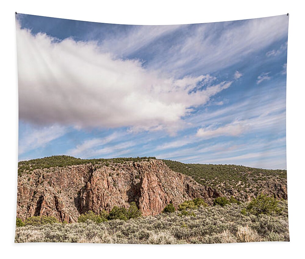 Chiflo Overlook Tapestry featuring the photograph Clouds Over Chiflo by Debra Martz