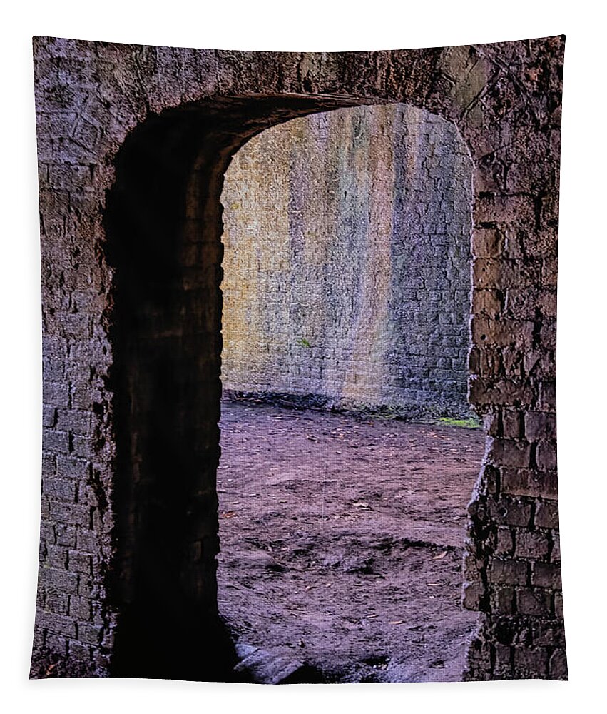 Marietta Georgia Tapestry featuring the photograph Cluskey Vaults by Tom Singleton