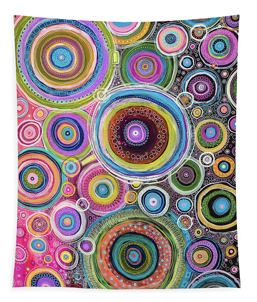 Color My Soul Tapestry featuring the painting Color My Soul by Tanielle Childers