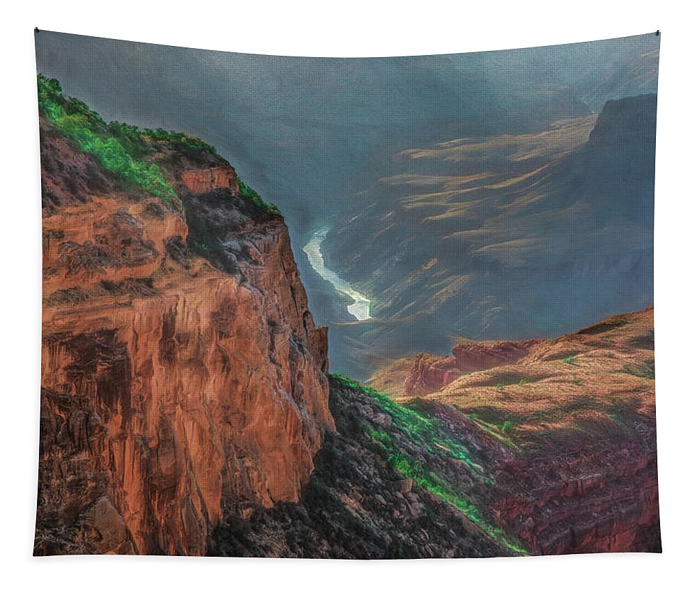 Grand Canyon Tapestry featuring the photograph Colorado River View by Kevin Lane