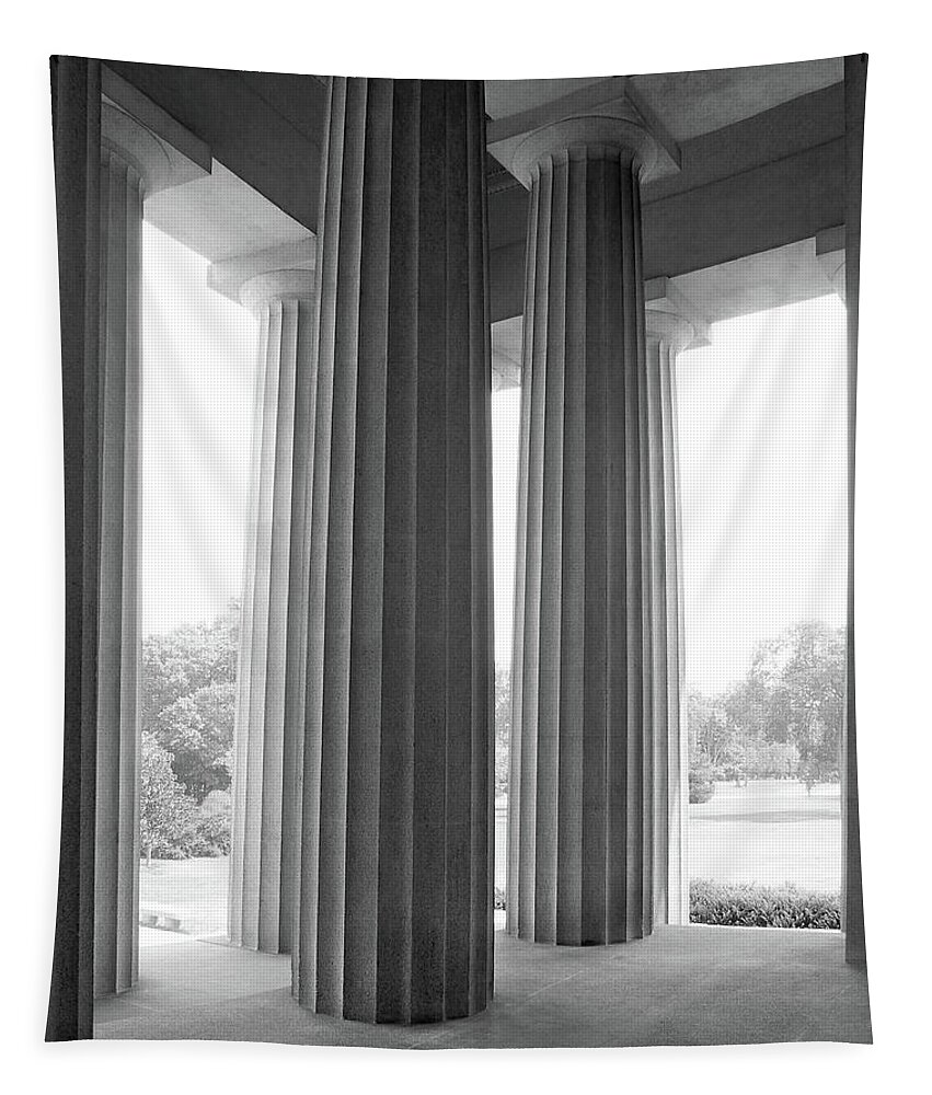 Columns Tapestry featuring the photograph Columns 3 by Mike McGlothlen