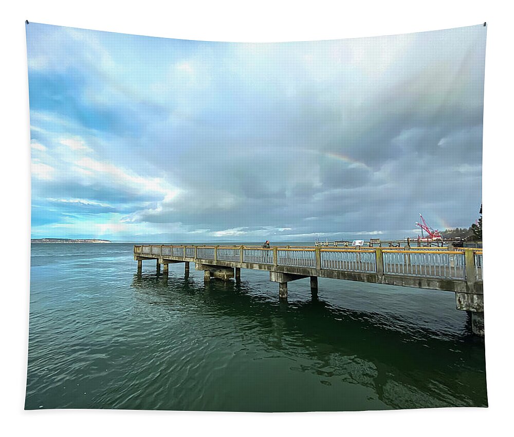 Rainbow Tapestry featuring the photograph Complete Rainbow by Anamar Pictures