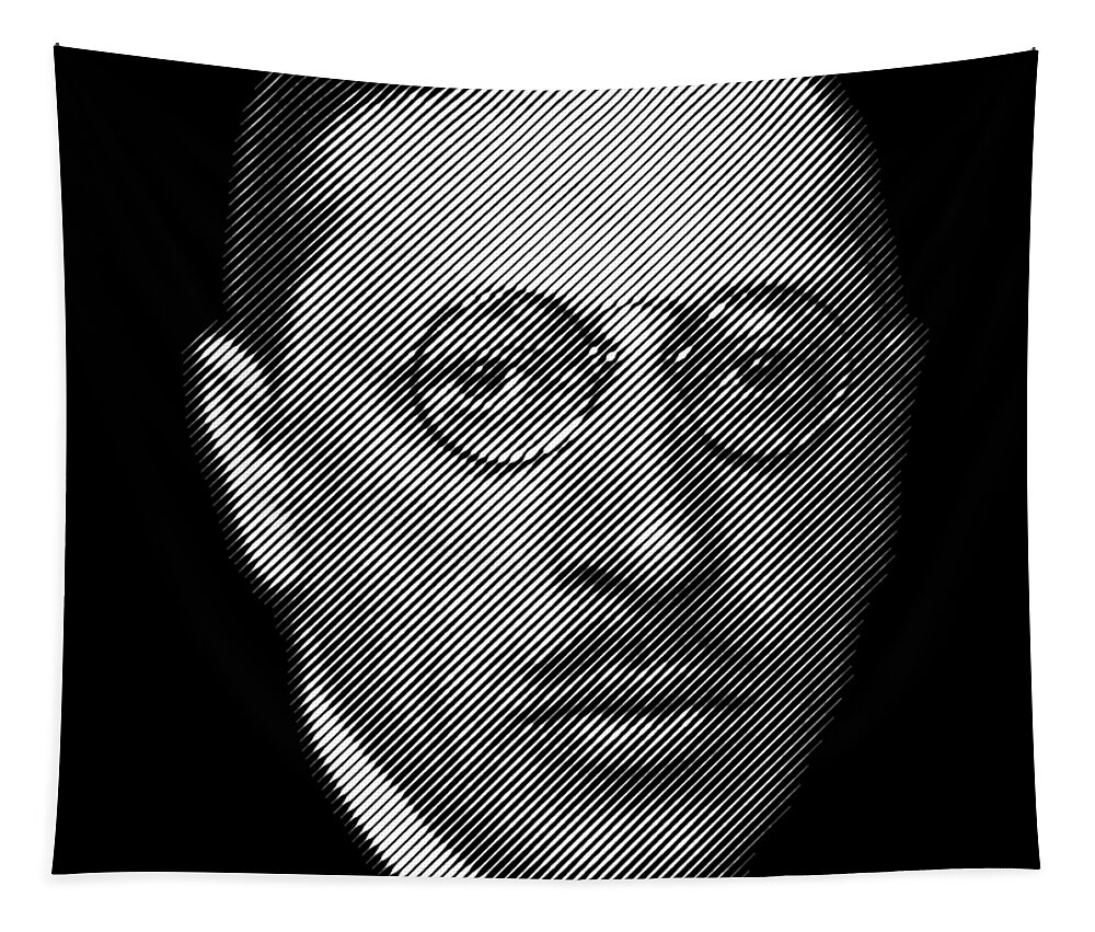 Igor Tapestry featuring the digital art composer Igor Stravinsky by Cu Biz