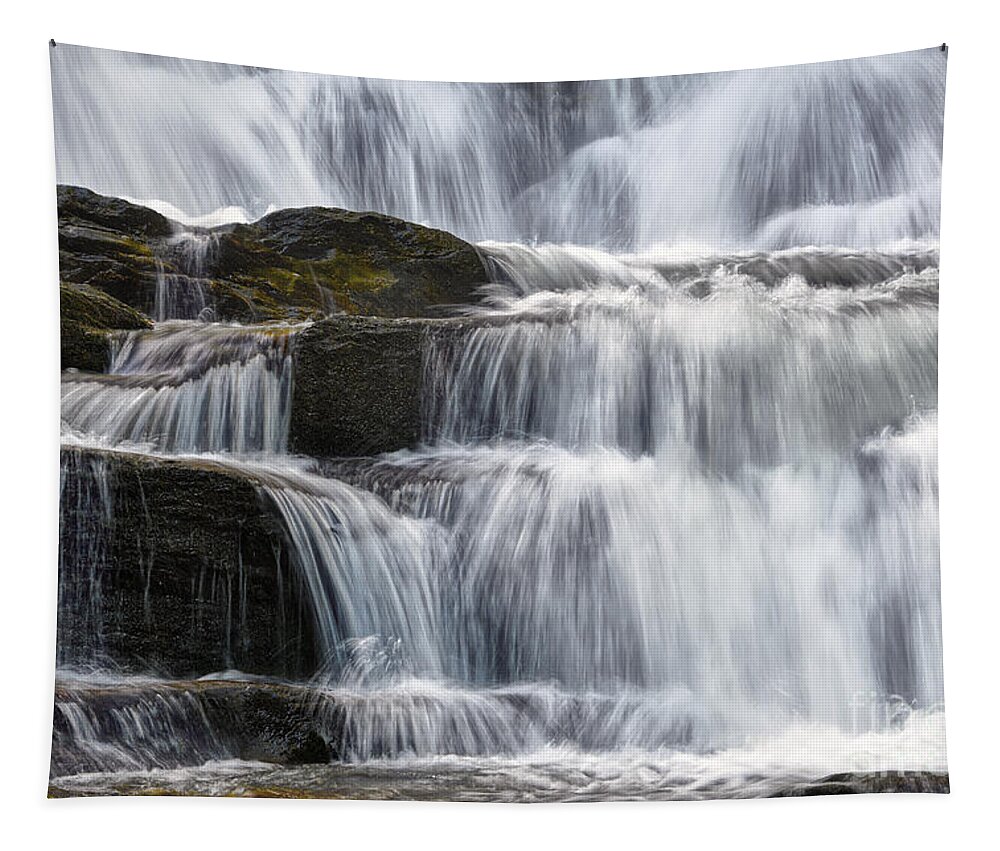 Conasauga Falls Tapestry featuring the photograph Conasauga Waterfall 16 by Phil Perkins