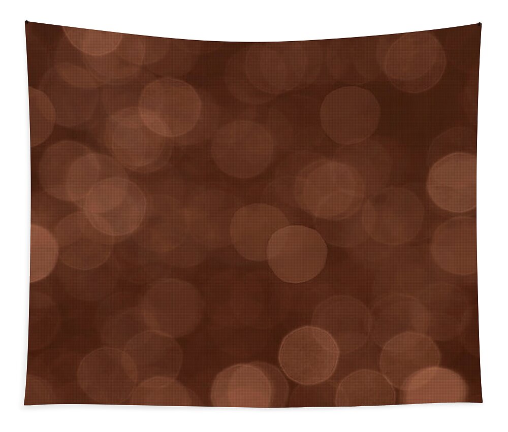 Copper Tapestry featuring the photograph Copper Brown Bokeh by Peggy Collins