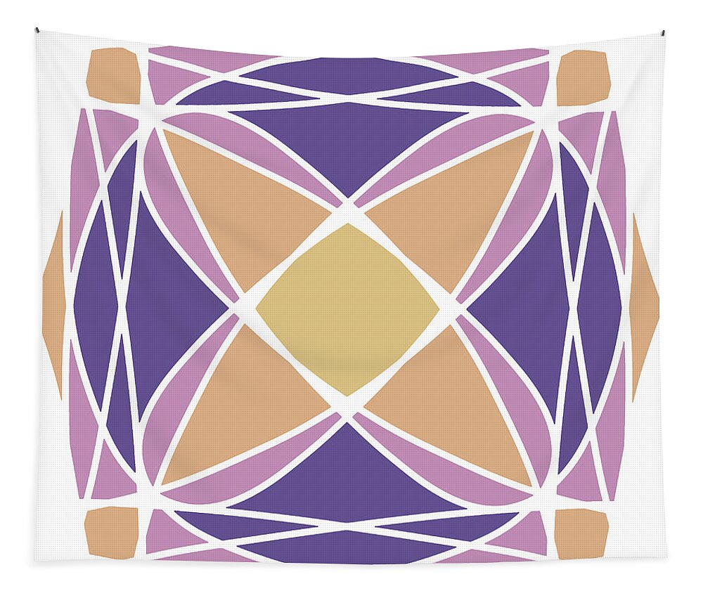 Home Decor Tapestry featuring the digital art Coral Flower - Modern Design - Digital Image by Patricia Awapara