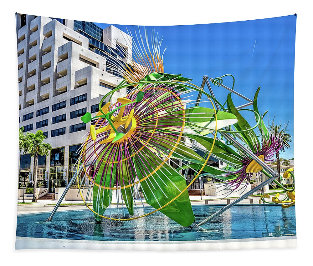 Miami Tapestry featuring the digital art Coral Gables The Bug by SnapHappy Photos