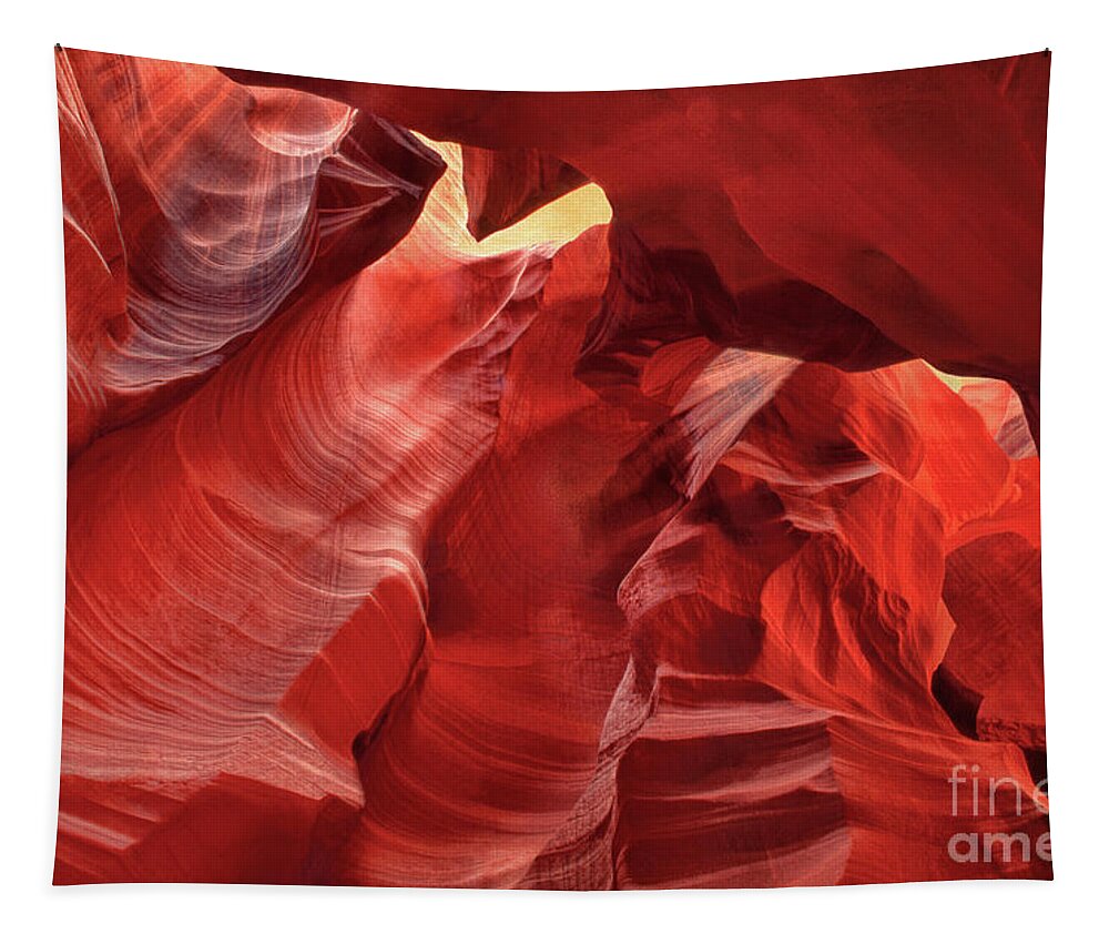 Dave Welling Tapestry featuring the photograph Corkscrew Or Upper Antelope Slot Canyon Arizon by Dave Welling