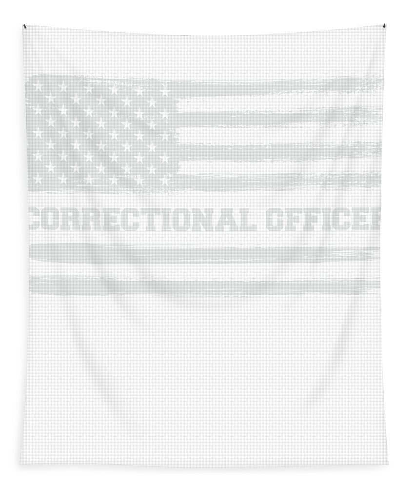 Corrections Thin Silver Line Flag American Prison Security Fun Novelty Gift Beach Towel  Bath Towel CORECTIONAL OFFICER 1