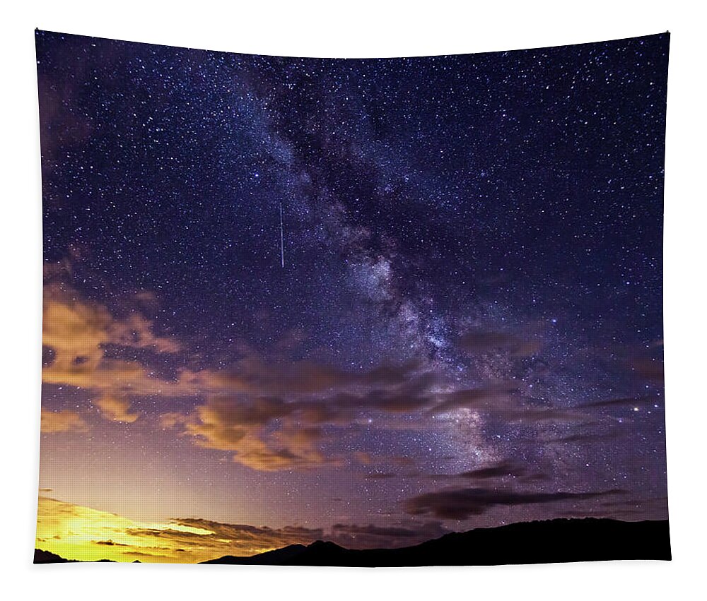 Milky Way Tapestry featuring the photograph Cosmic Traveler by Darren White
