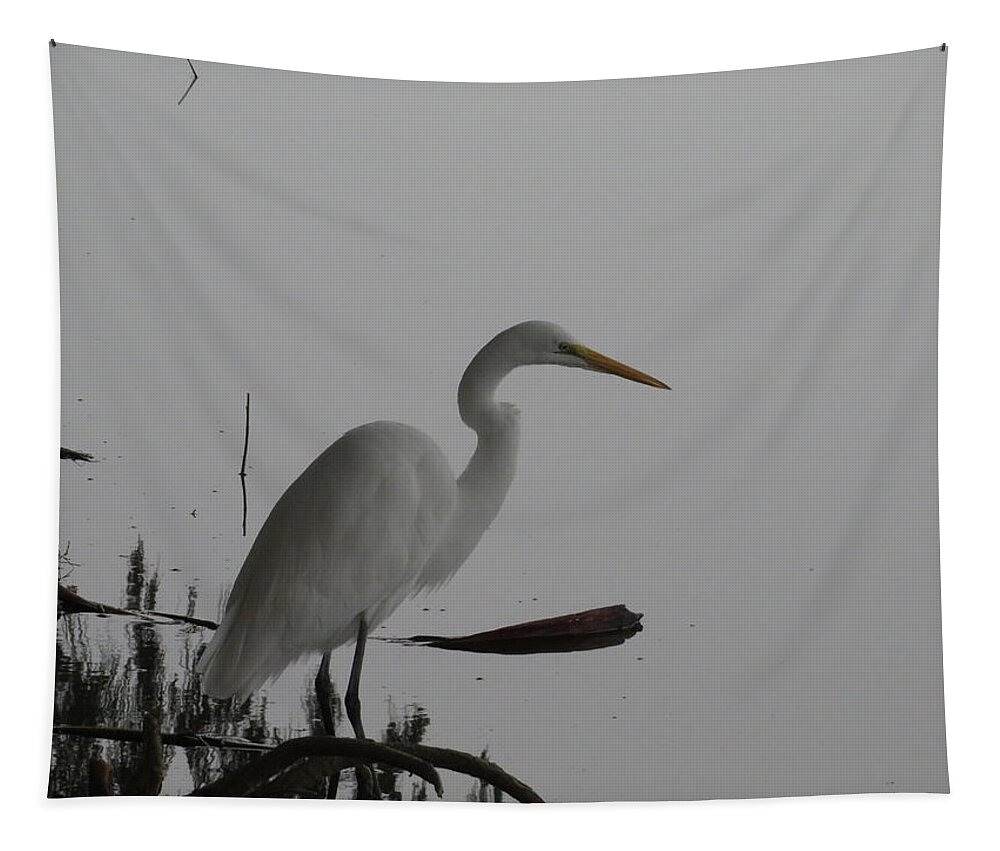  Tapestry featuring the photograph Crane 2 by Raymond Fernandez