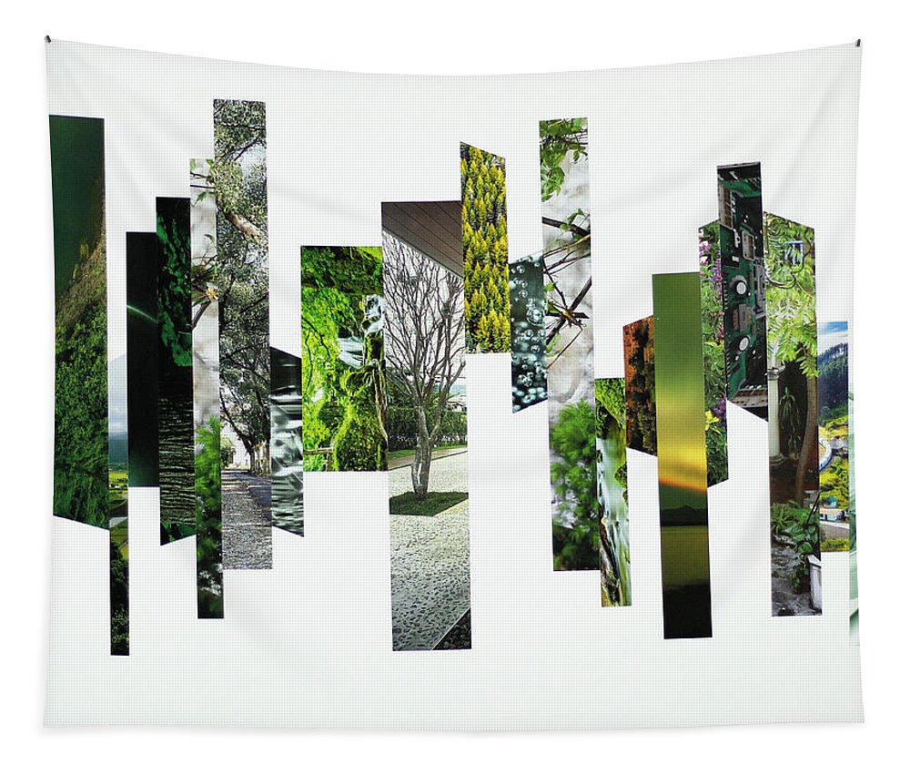 Collage Tapestry featuring the photograph Crosscut#129 by Robert Glover
