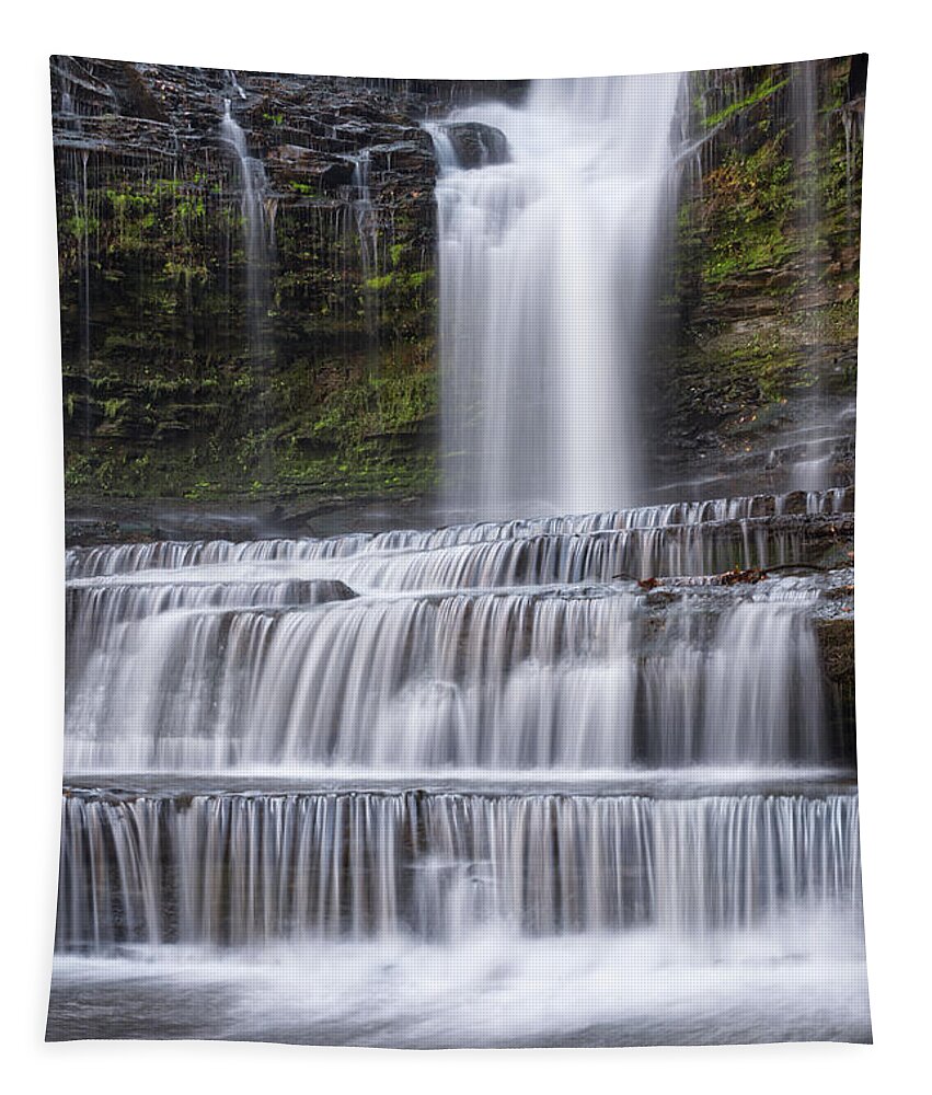 Cummins Falls State Park Tapestry featuring the photograph Cummins Falls 44 by Phil Perkins