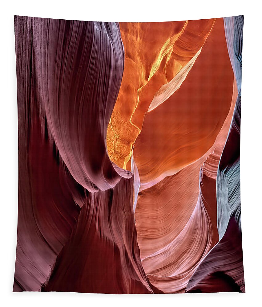 Antelope Canyon Tapestry featuring the photograph Curves by Dan McGeorge