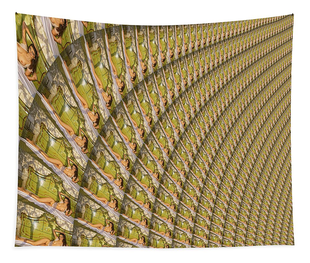 Naked Tapestry featuring the photograph Cyrene's Dreams by Stephane Poirier