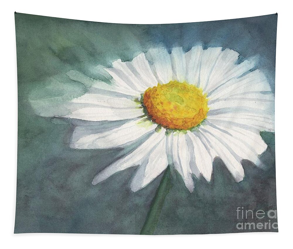 Daisy Tapestry featuring the painting Daisy by Vicki B Littell