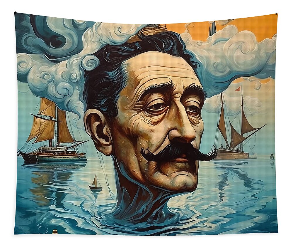 Salvador Dali Tapestry featuring the photograph Daliesque by Andrea Kollo