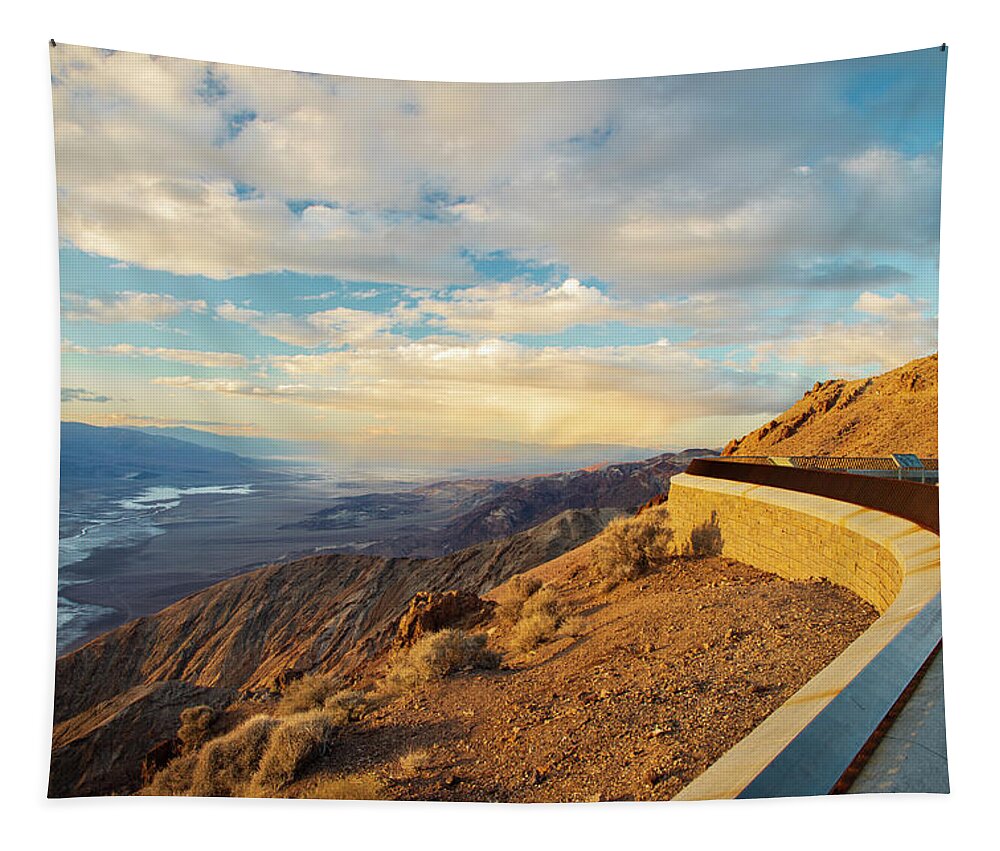 Nature Tapestry featuring the photograph Dante's Viewing Area by Mike Lee