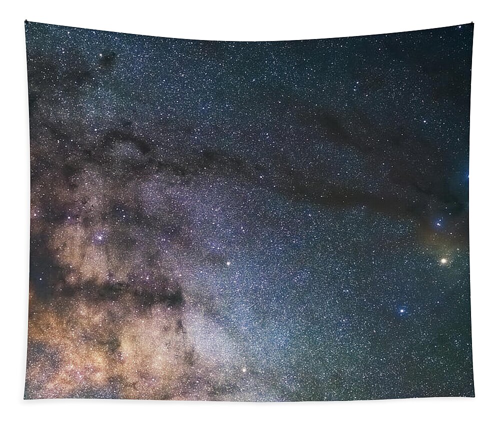 Dark Horse Nebula Tapestry featuring the photograph Dark Horse Nebula by Darren White