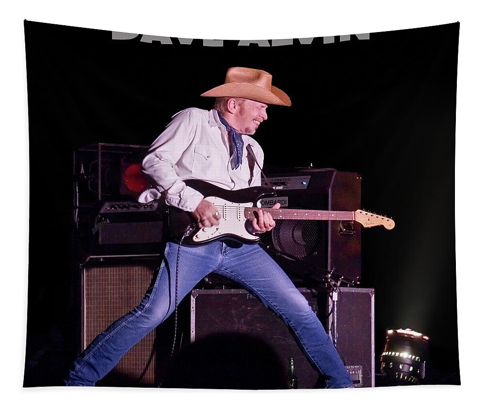 Rock And Roll Tapestry featuring the photograph Dave Alvin 1 by Micah Offman