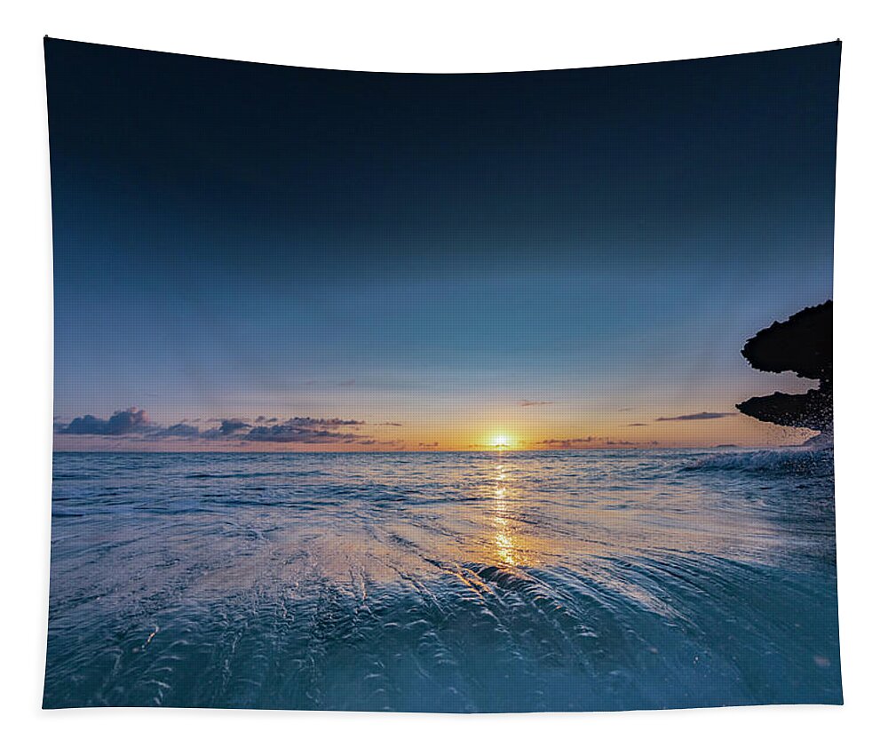 Surf Tapestry featuring the photograph Dawn Sweeper by Sean Davey