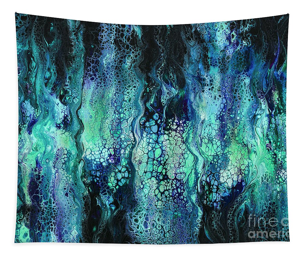 Sea Tapestry featuring the painting Deep Sea Dreams IV by Lucy Arnold