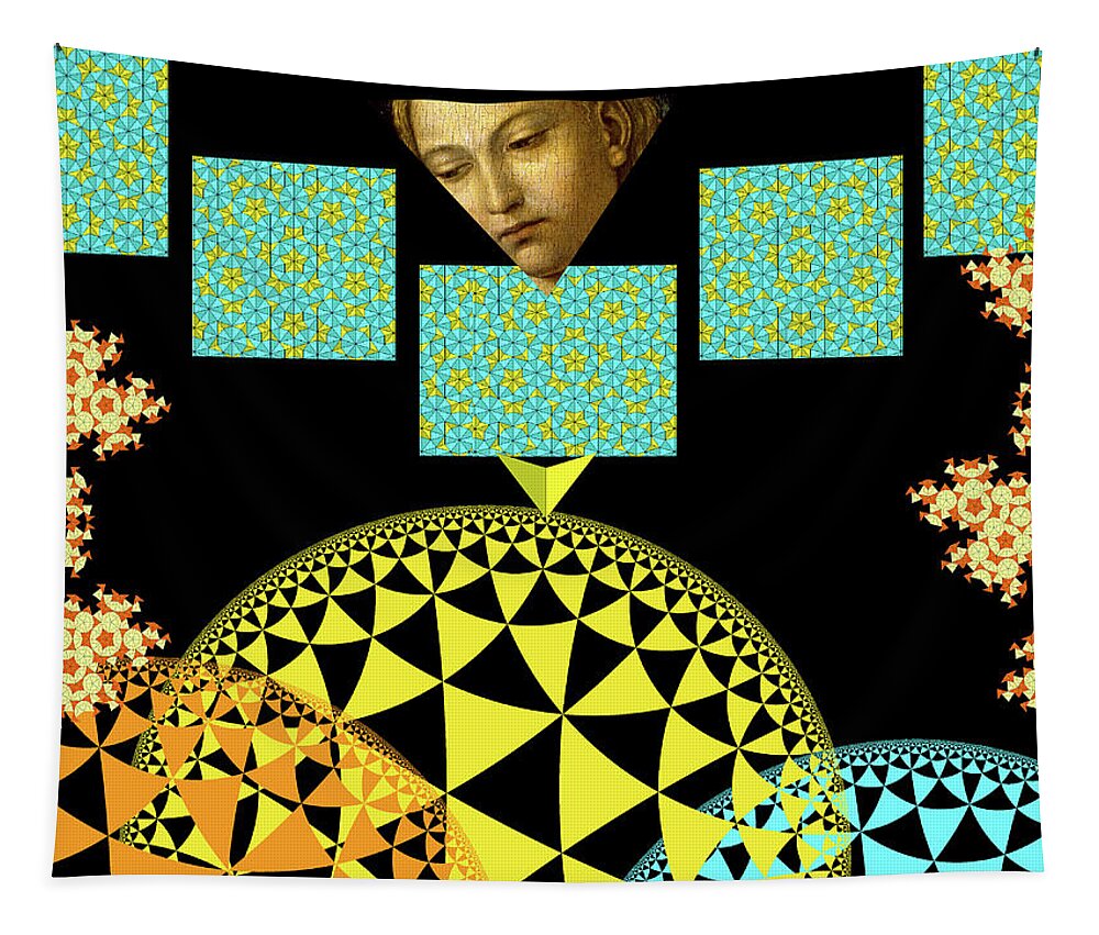 Visitation Tapestry featuring the digital art Design 7 Visitation by Lorena Cassady