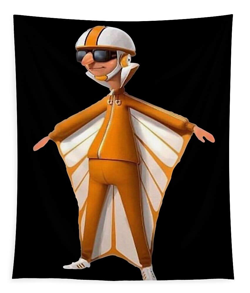 Vector Tapestry featuring the digital art Despicableme by Luk Irudi