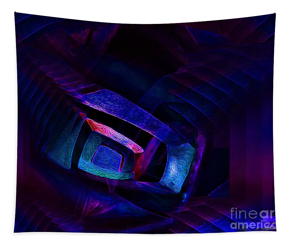 Surreal Dimensions Collection Tapestry featuring the digital art Dimension Royale 3 by Aldane Wynter