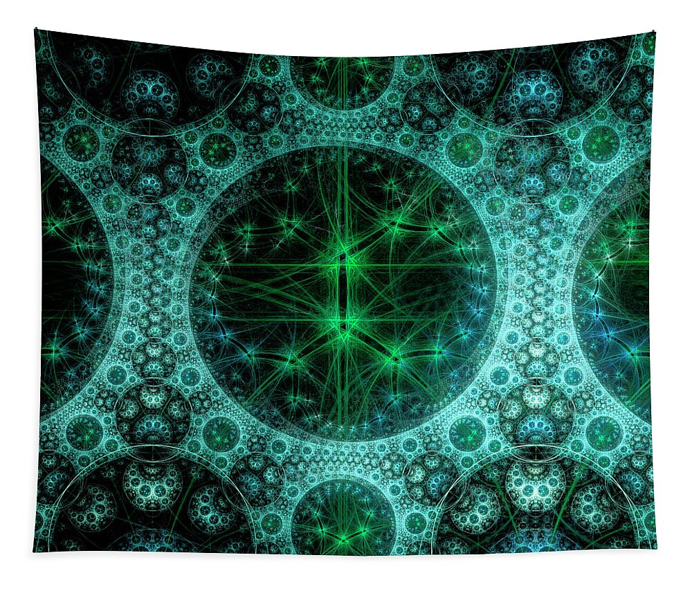Fractal Tapestry featuring the digital art Dimensions by Mary Ann Benoit
