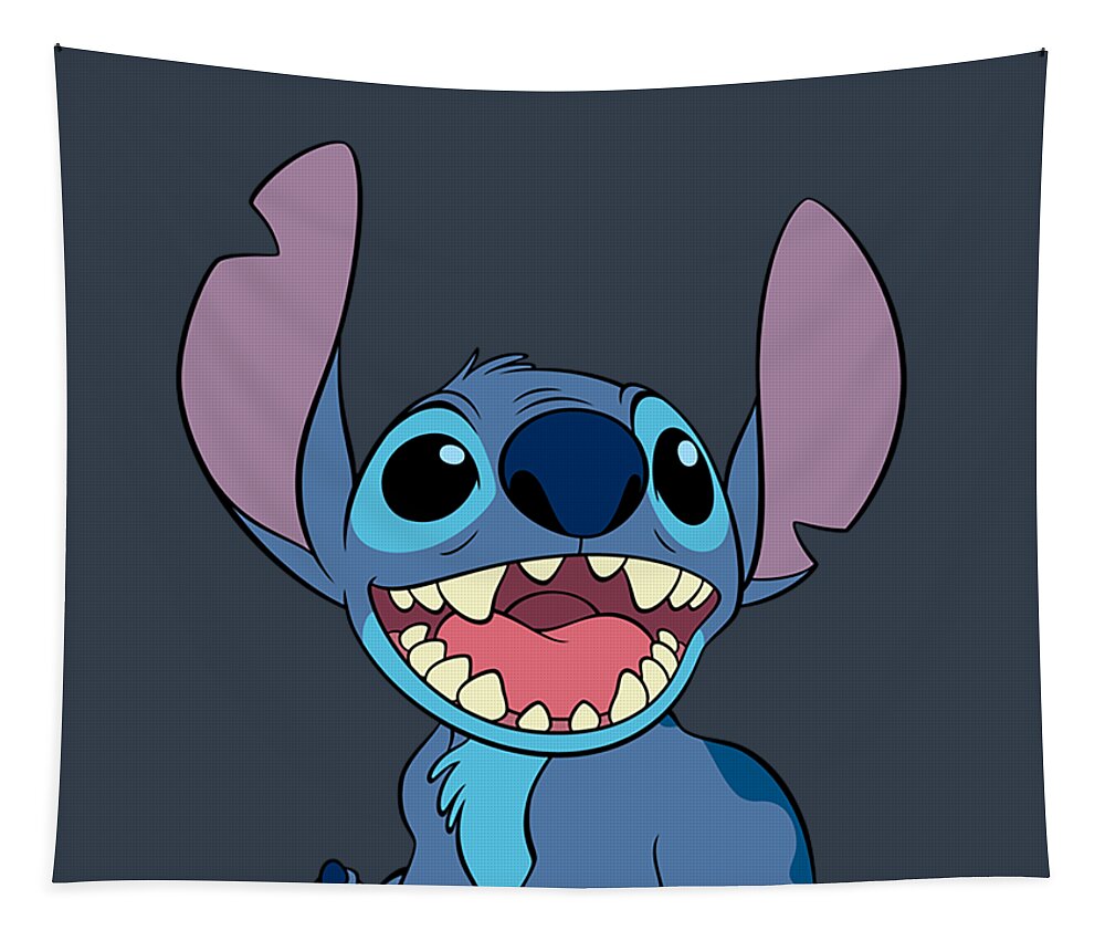Disney Lilo and Stitch Sitting Tapestry by Kairi Fox - Pixels Merch