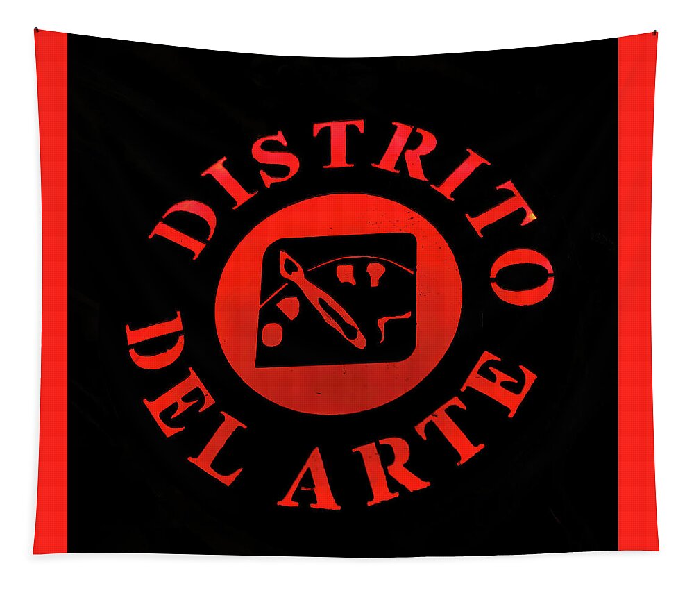 Distrito Del Arte Tapestry featuring the photograph Distrito Del Arte by Mark Harrington