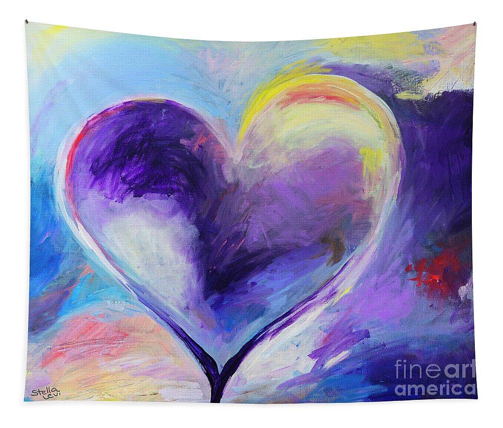 Heart Tapestry featuring the photograph Divine Love by Stella Levi