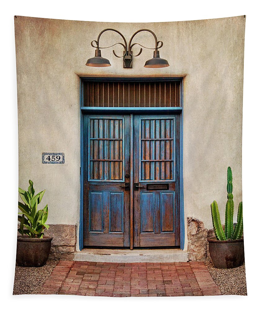 Doors Tapestry featuring the photograph Doubleheader by Carmen Kern