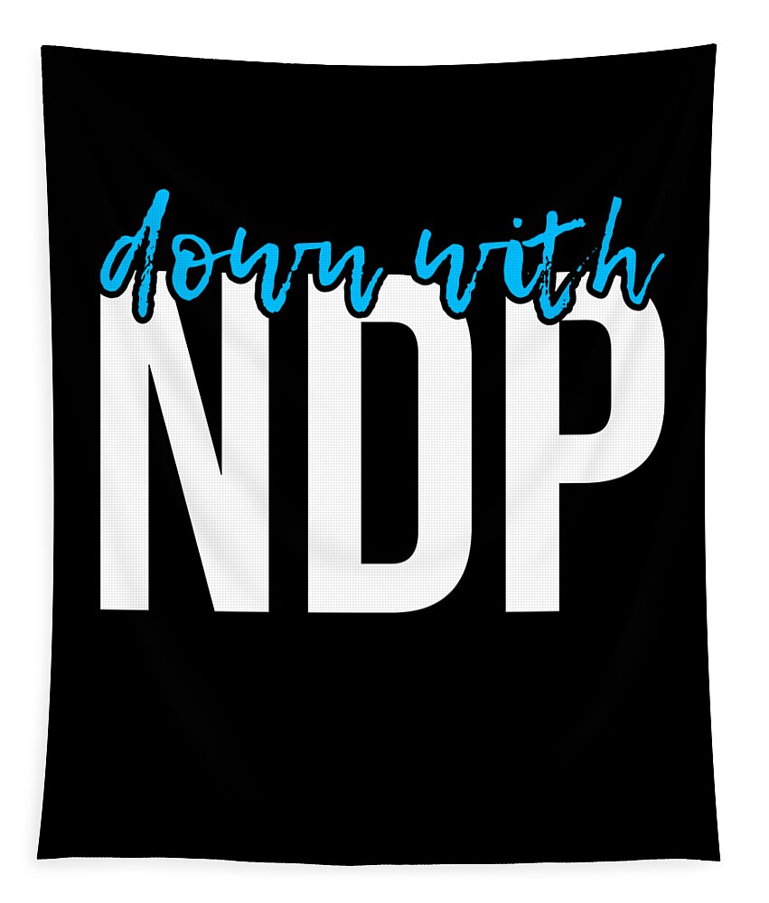 Democratic Tapestry featuring the digital art Down With NDP Nancy Pelosi by Flippin Sweet Gear