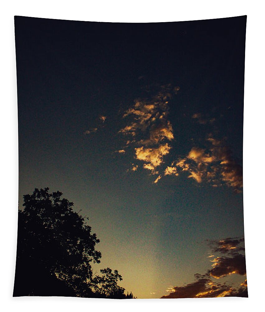 Sunset Tapestry featuring the photograph Dragon Sunset by W Craig Photography